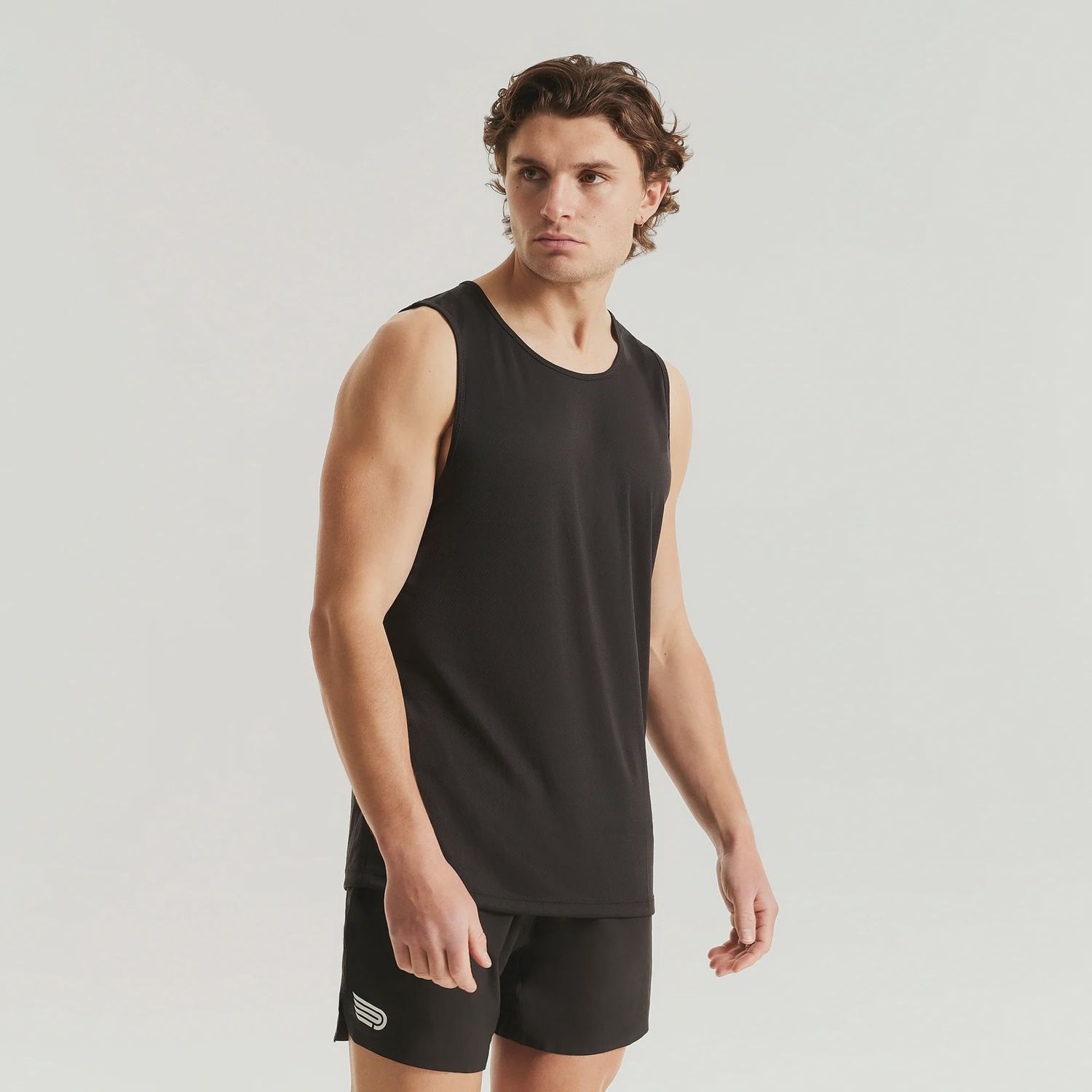 Men's Sustain Singlet BLK-MAT
