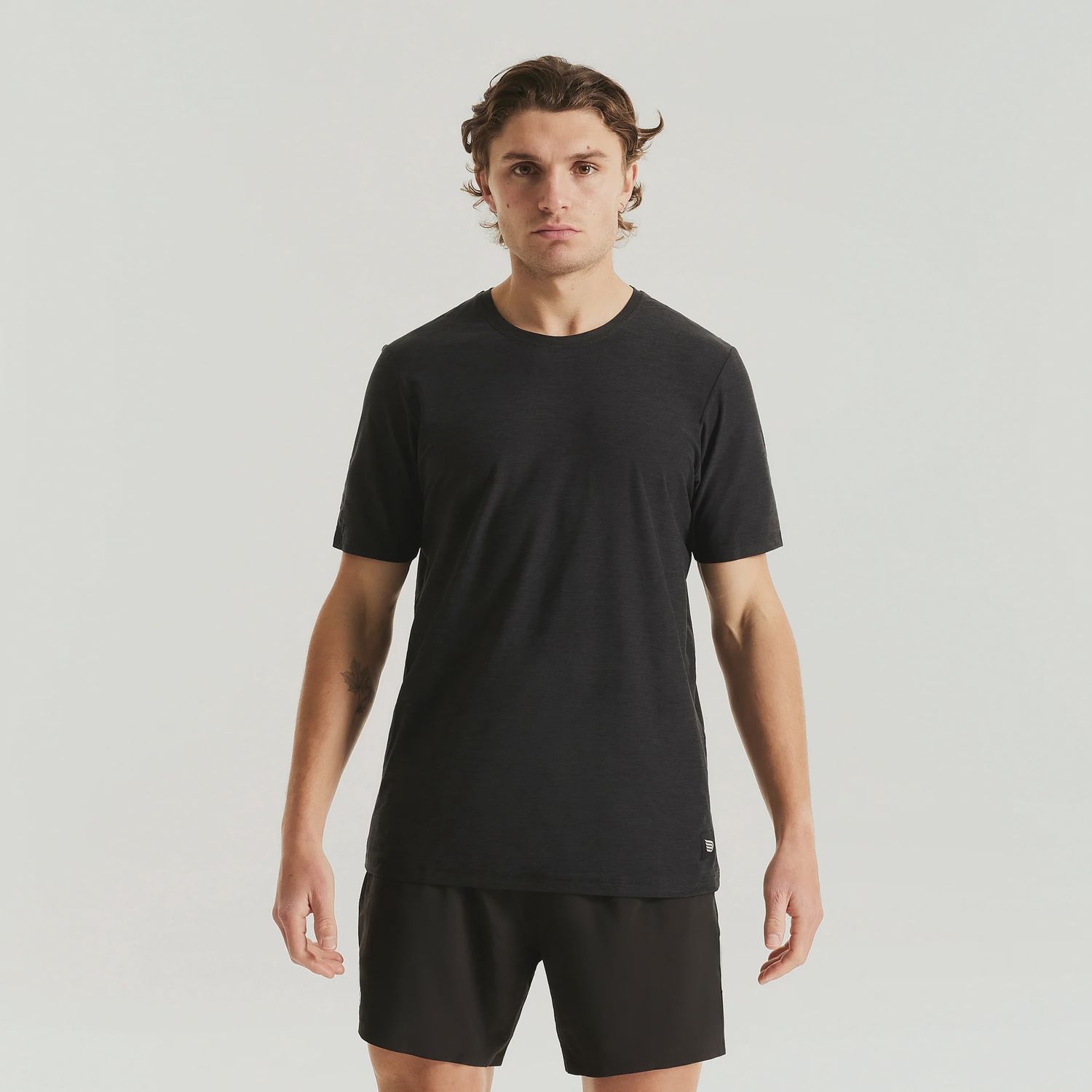 Men's Sustain S/S Top BLK-MAT