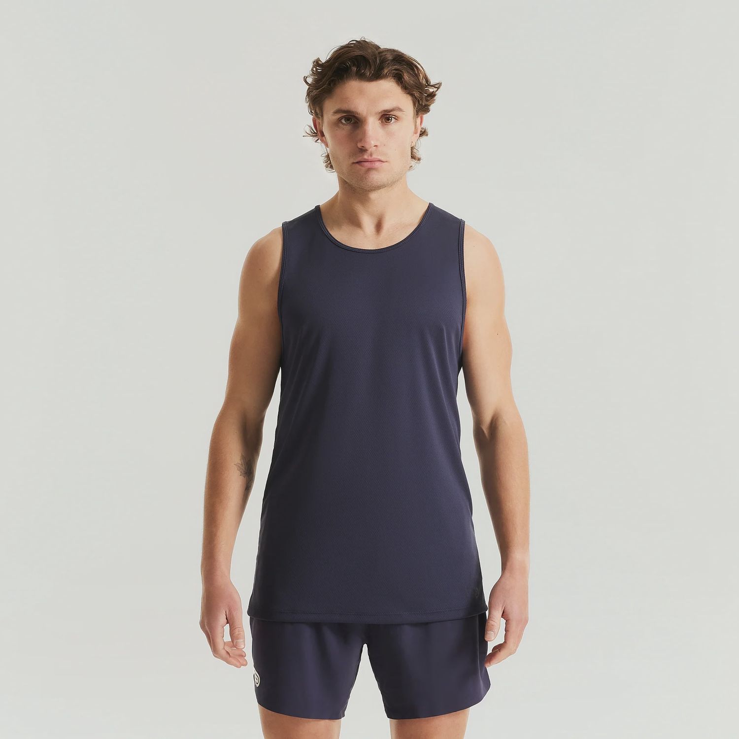 Men's Sustain Singlet NVY-MAT