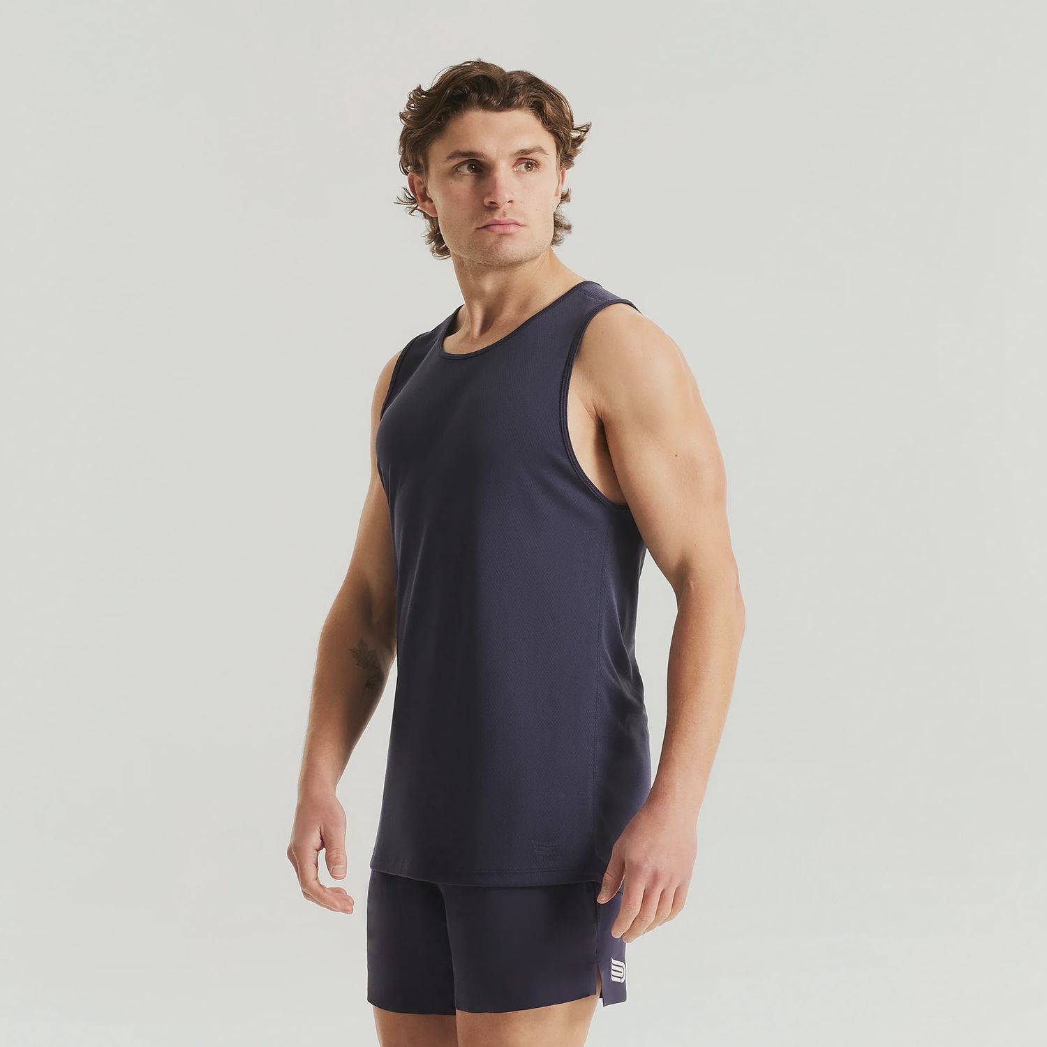Men's Sustain Singlet NVY-MAT