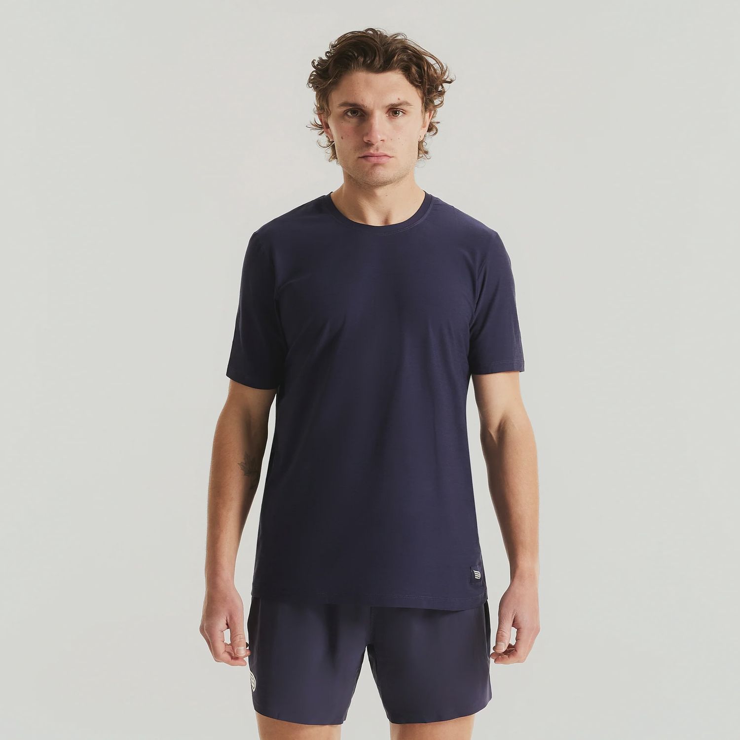 Men's Sustain S/S Top NVY-MAT