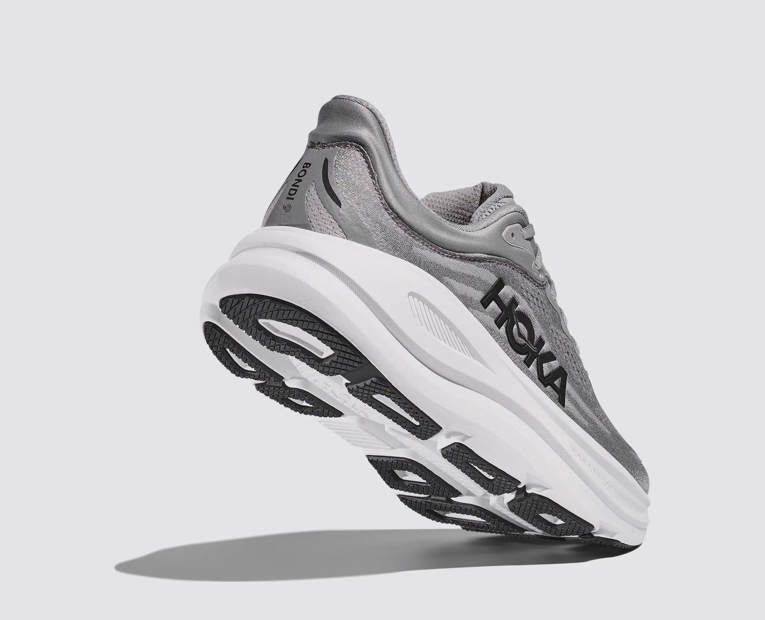 Hoka Men’s Bondi 9 (Galactic Grey/Stellar Grey