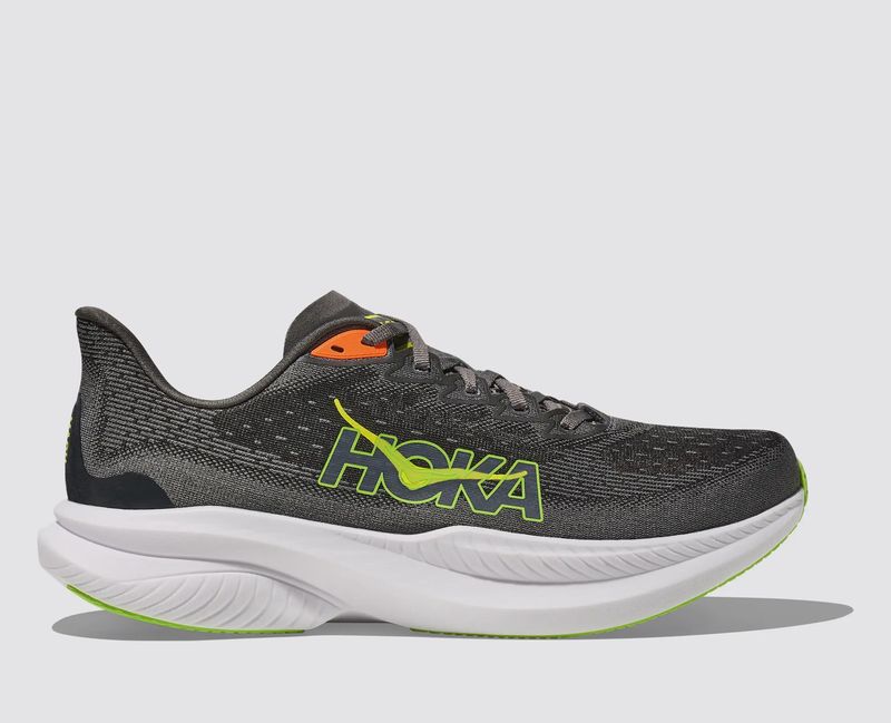 Hoka Men’s Mach 6 (Gravel/Asphalt Grey)