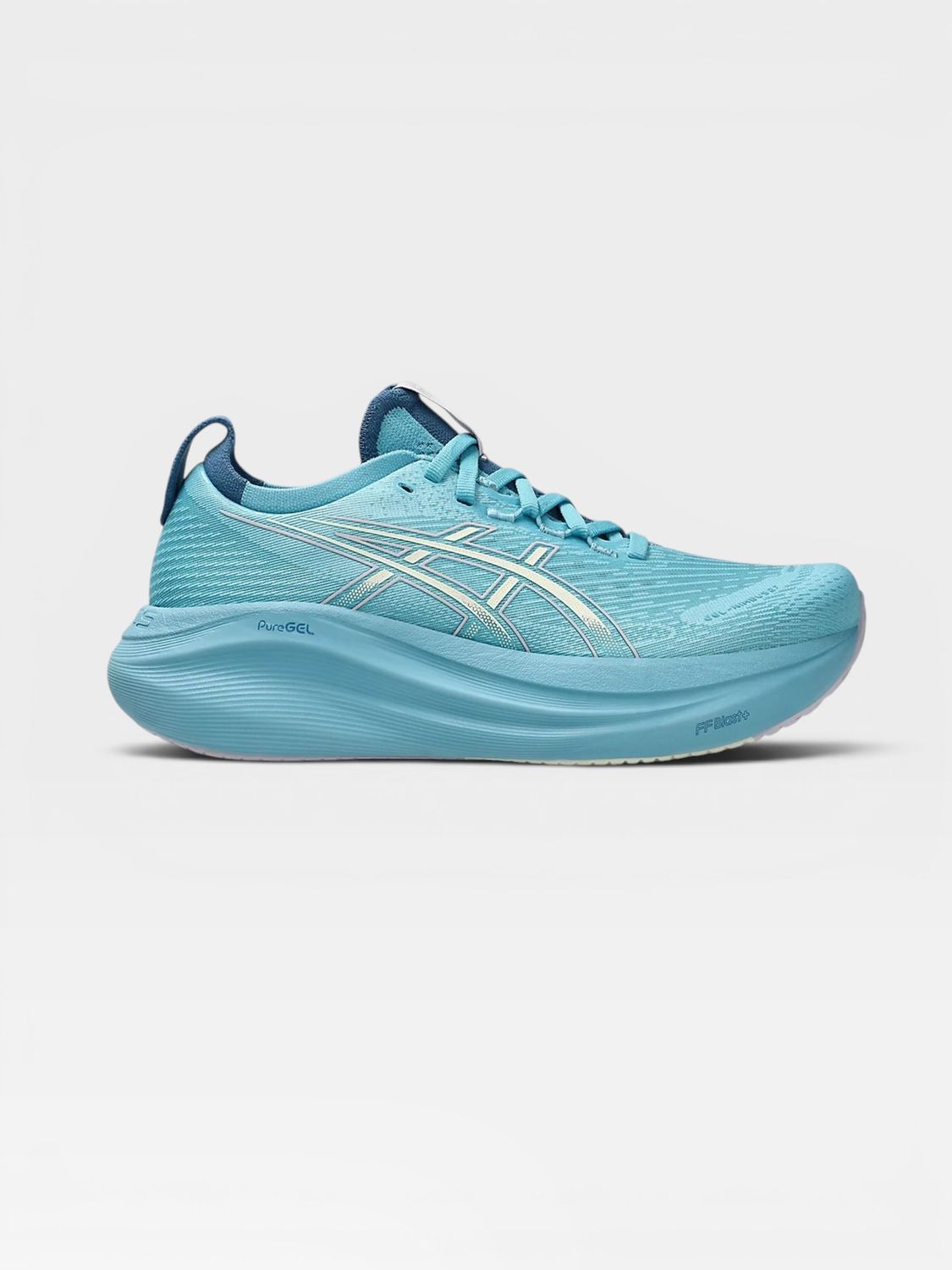 ASICS Women Gel-Nimbus 27 (Still Water/Cream)