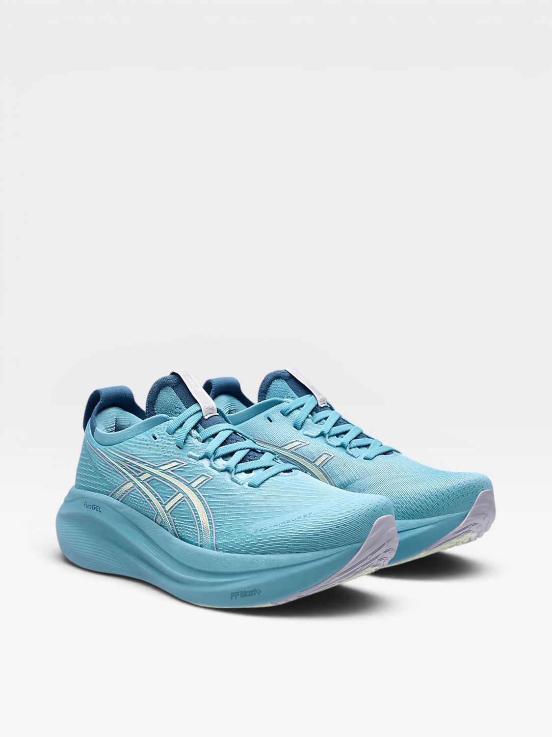 ASICS Women Gel-Nimbus 27 (Still Water/Cream)