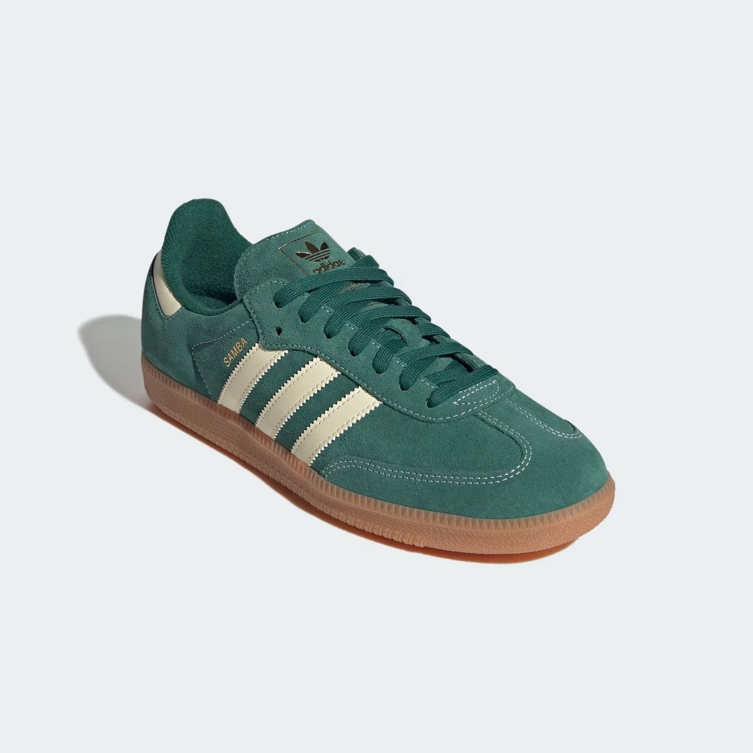 Adidas Samba OG (Collegiate Green Gum Grey Toe)
