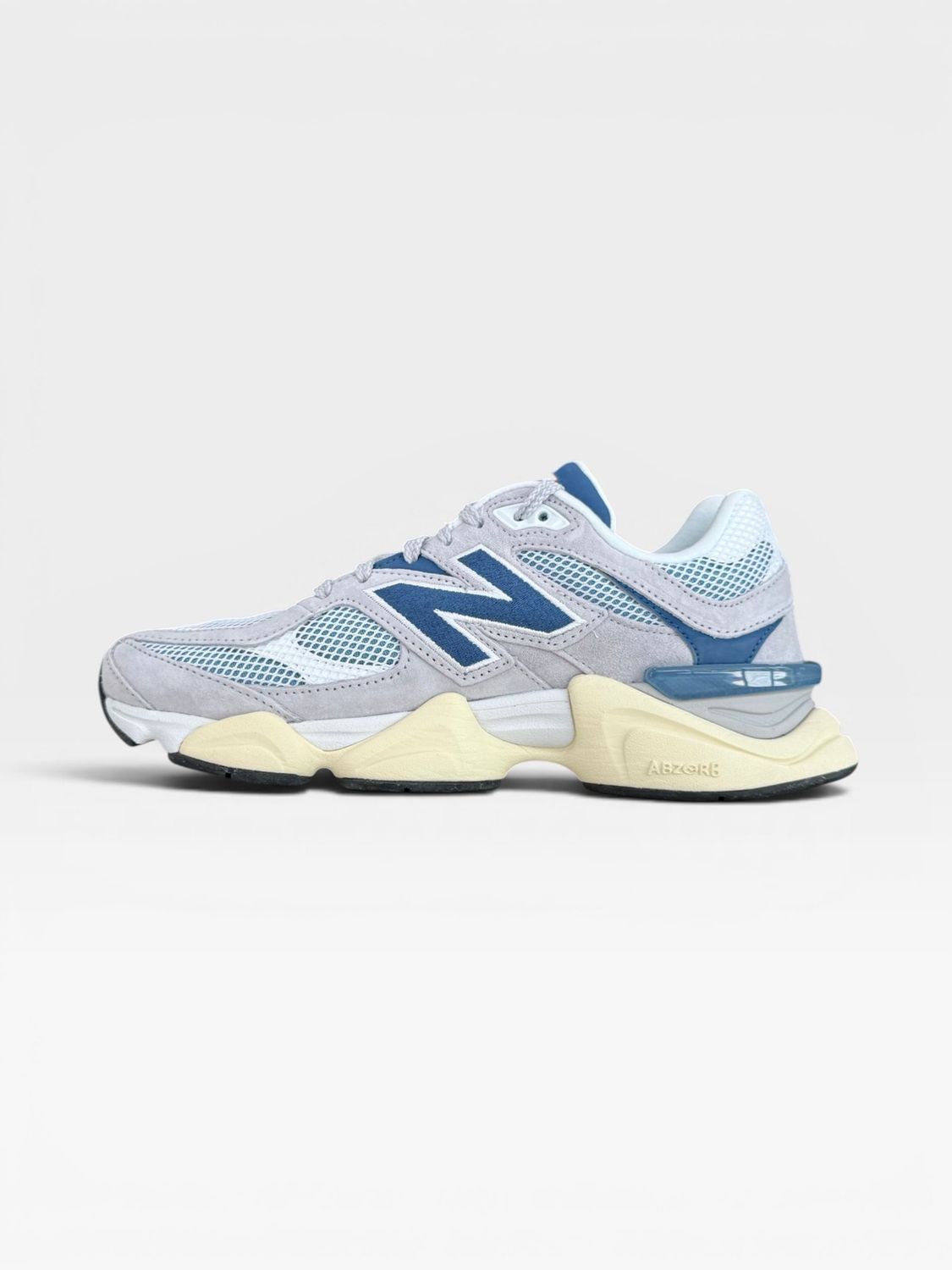 New Balance Women 9060 (Pearl Grey/Dark Shoreline Blue)