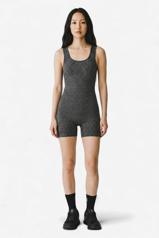 On Women Studio Knit Bodysuit (Graphite/Heather)