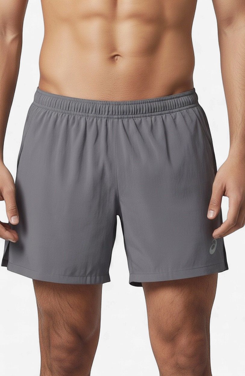 ASICS Silver Men 5" Short (Carrier Grey)