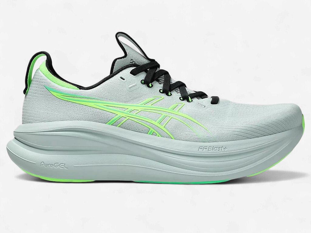 ASICS Men Gel-Nimbus 28 (Cold Moss/Illuminate Green)