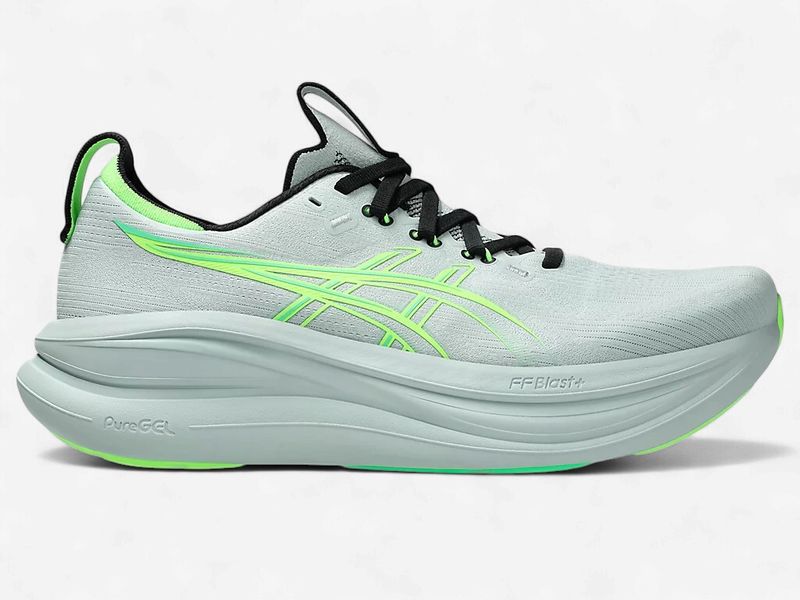 ASICS Men Gel-Nimbus 28 (Cold Moss/Illuminate Green)