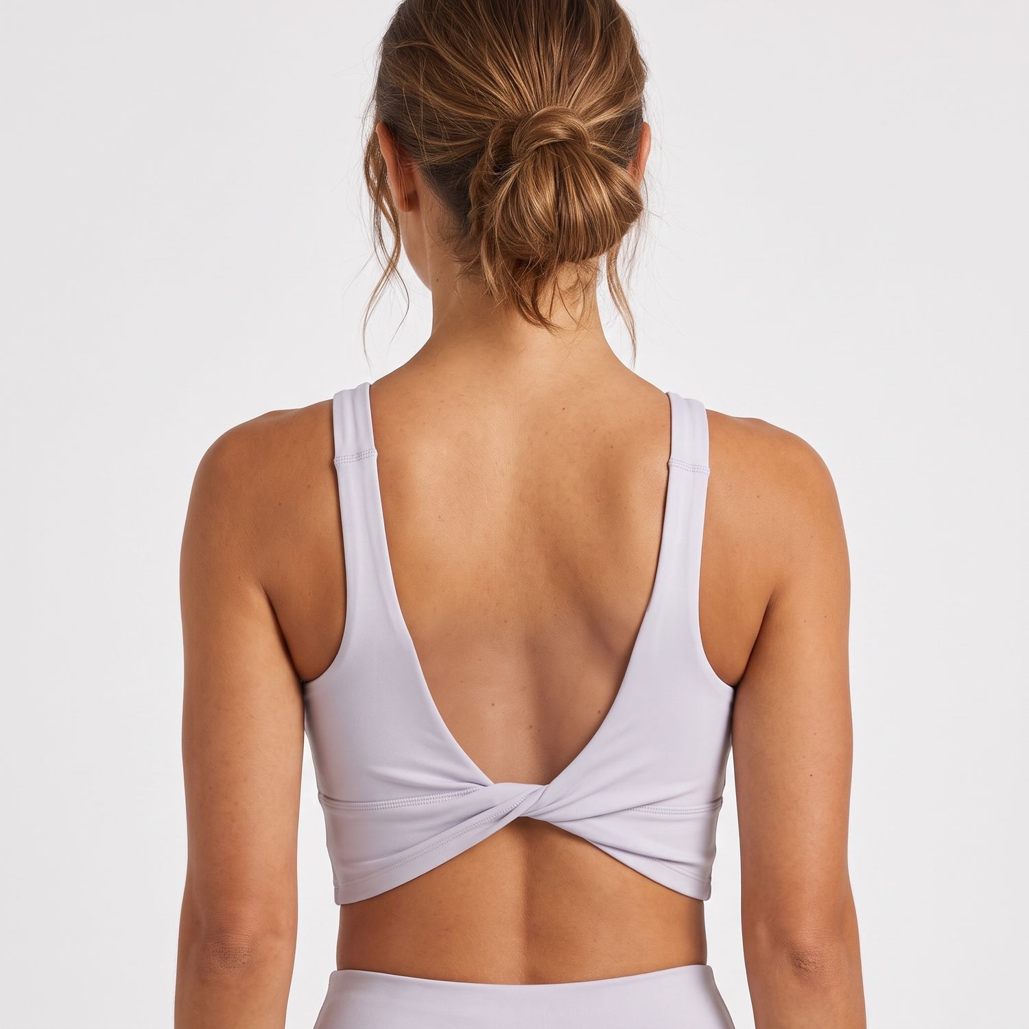 Adidas Power Light Support Bra Tank Top (Ice Purple)