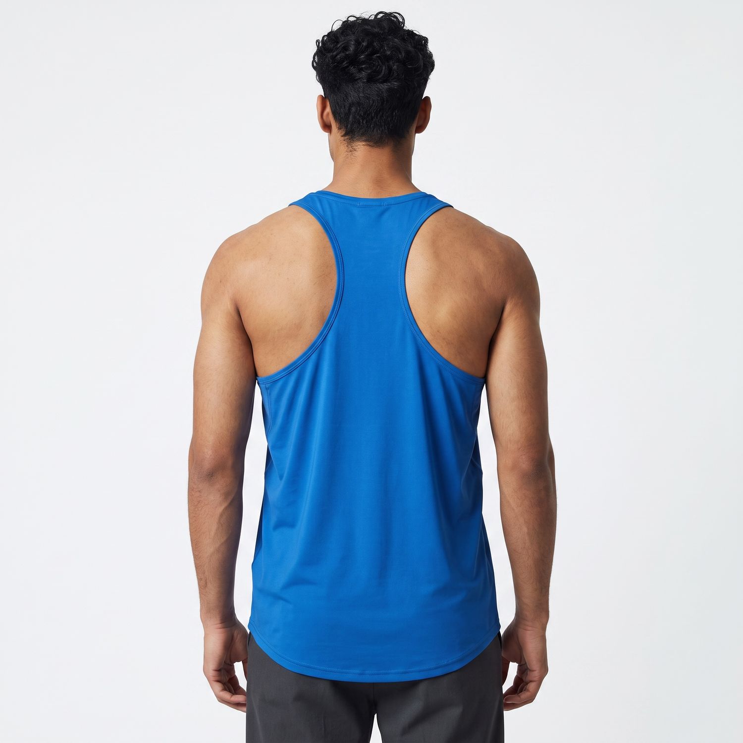 Adidas Men Adizero Essentials Running Singlet (Ray Blue)