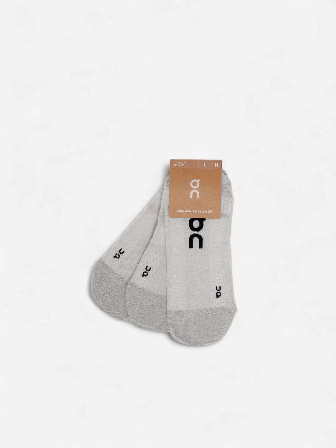 On Core Run Sock Low 2 Pair (Glacier)