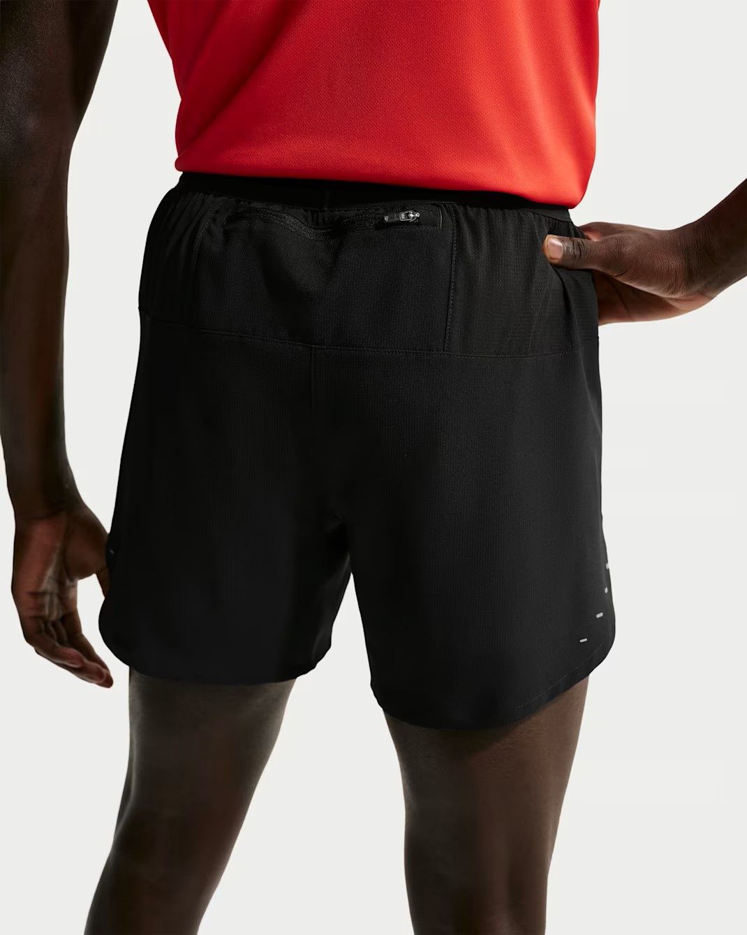 Nike Dri-FIT Stride 5" Brief-Lined Short (Black/Reflective Silver)