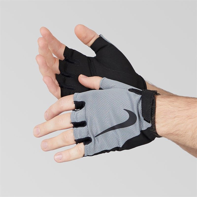 Nike Men Gym Essential Fitness Gloves 2.0 (Cool Grey/Black)