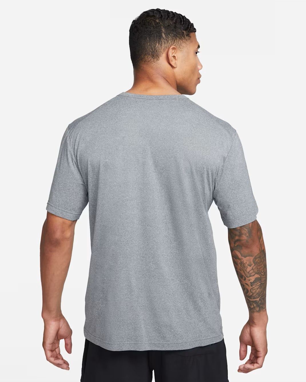 Nike Dri-FIT UV Hyverse Short Sleeve (Smoke Grey/Heather/Black)
