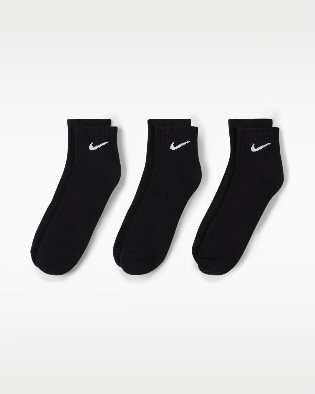 Nike Everyday Cushion Ankle Sock 3Pair (Black/White)
