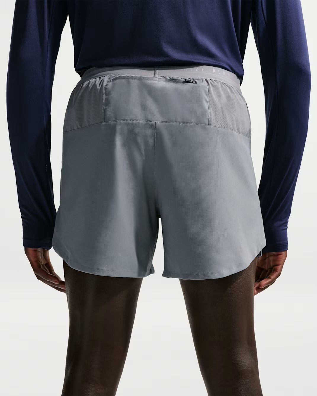 Nike Dri-FIT Stride 5" Brief-Lined Short Smoke (Grey/Reflective Silver)