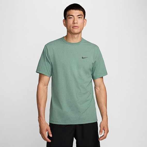 Nike Dri-FIT UV Hyverse Short Sleeve (Steam/Black)