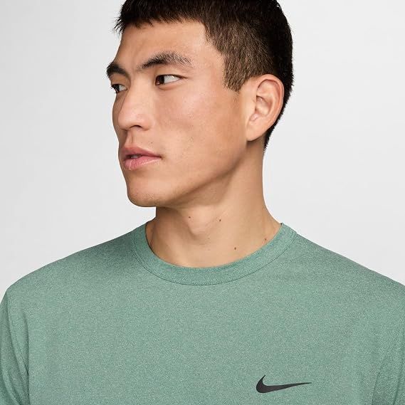 Nike Dri-FIT UV Hyverse Short Sleeve (Steam/Black)
