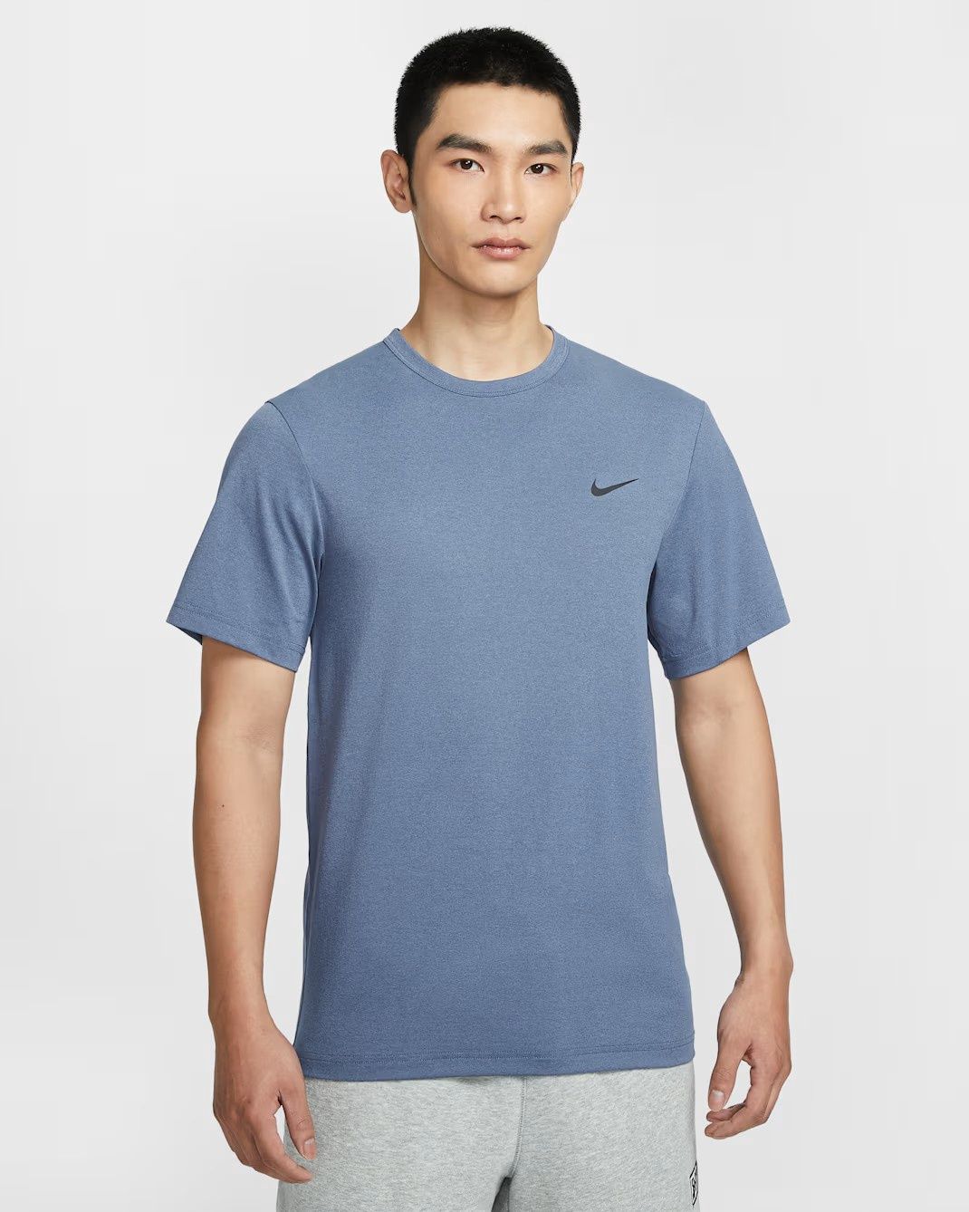 Nike Dri-FIT UV Hyverse Short Sleeve (Obsidian/White)