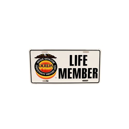 Life Member License Plate