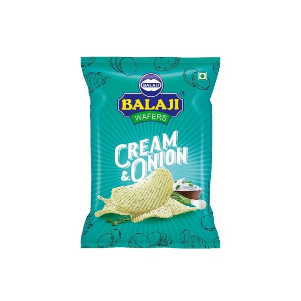Balaji - Cream &amp; Onion 135g