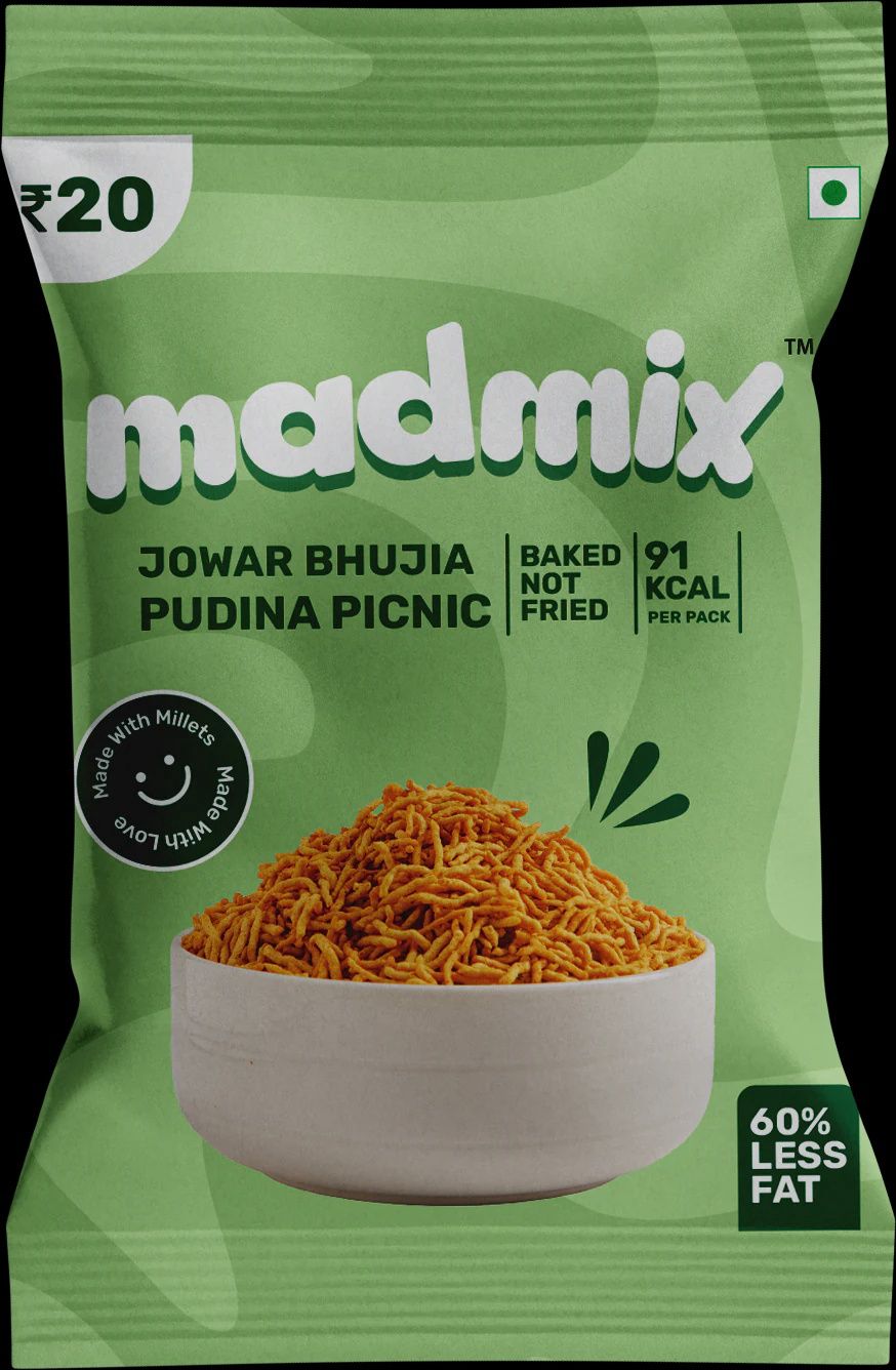 Madmix Bhujia - Jowar Pudina Picnic 125g