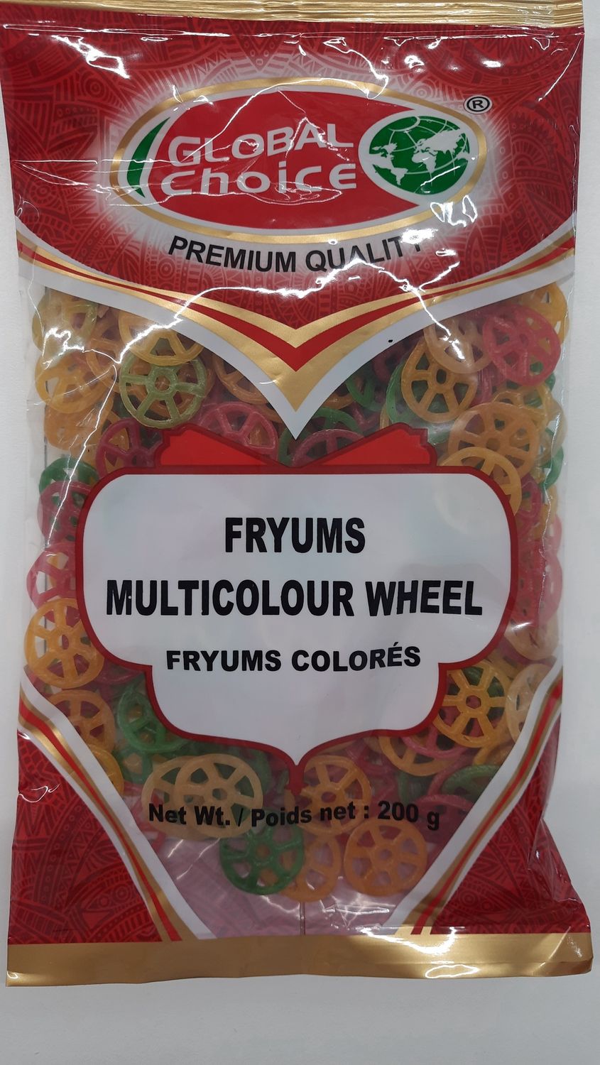 Global Choice - Fryums Multicolor Wheel 200g