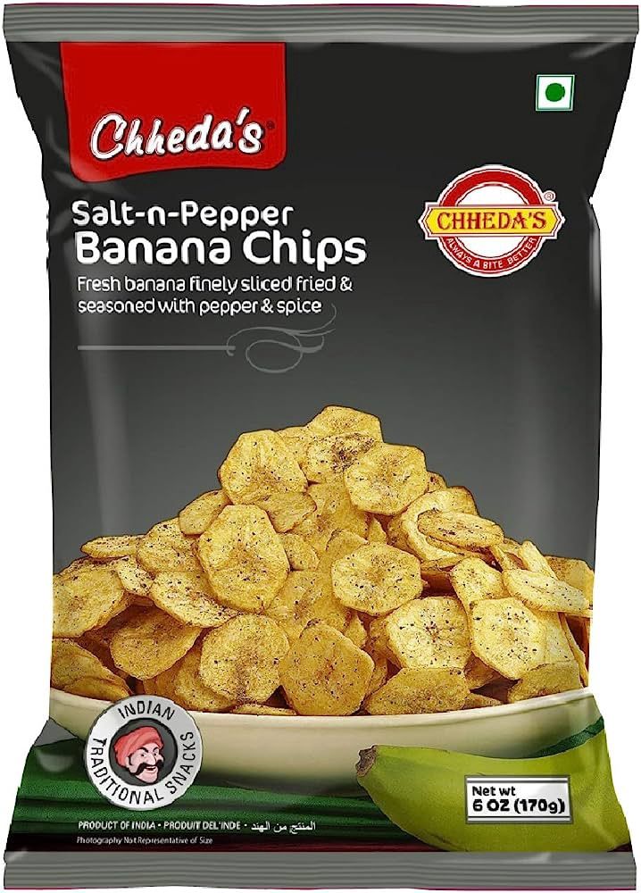 Chheda&#39;s - Banana Chips Salt-n-Pepper 150g