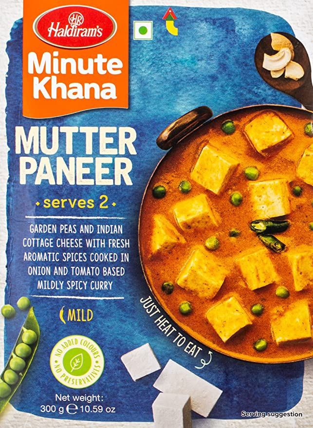 Haldiram&#39;s - RTE Mutter Paneer 300g