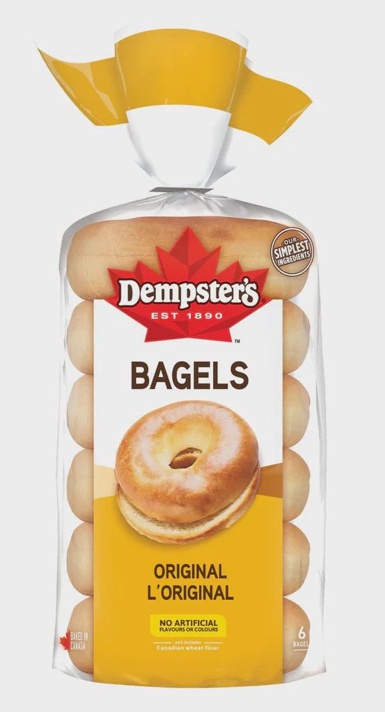 Dempster&#39;s - Original (Regular) Bagel 6pc