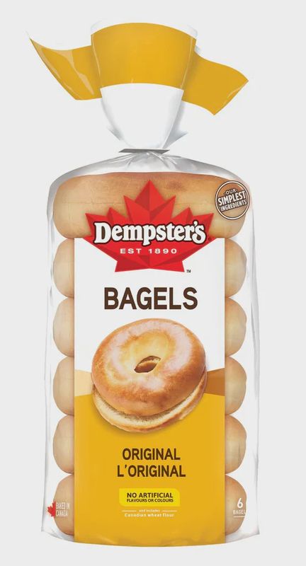Dempster&#39;s - Original (Regular) Bagel 6pc