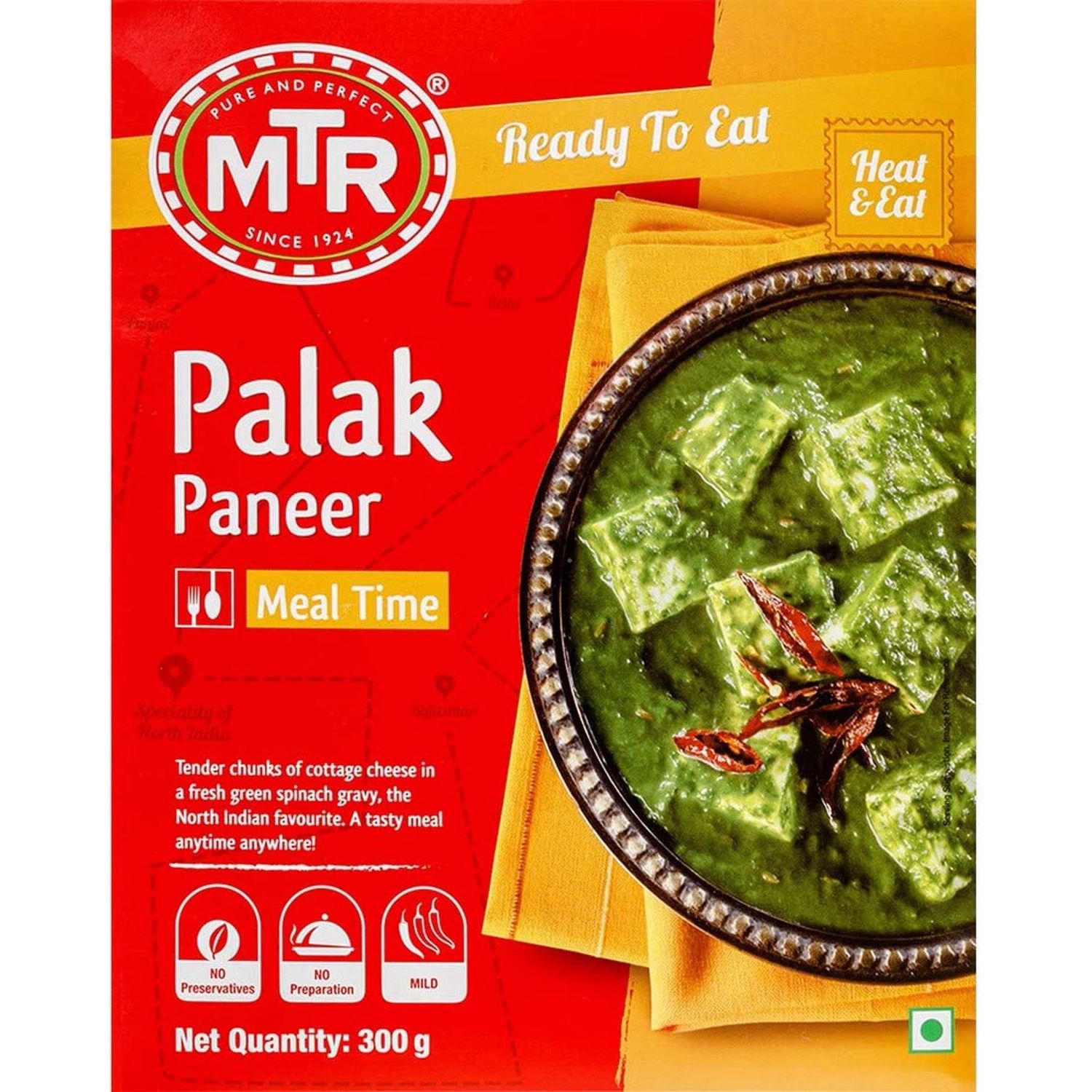 MTR - RTE Palak Paneer 300g