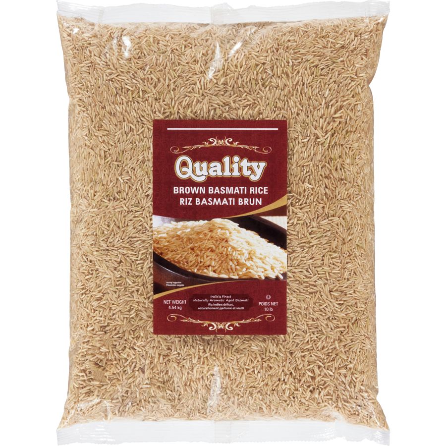 Quality - Basmati Rice Brown 10lb
