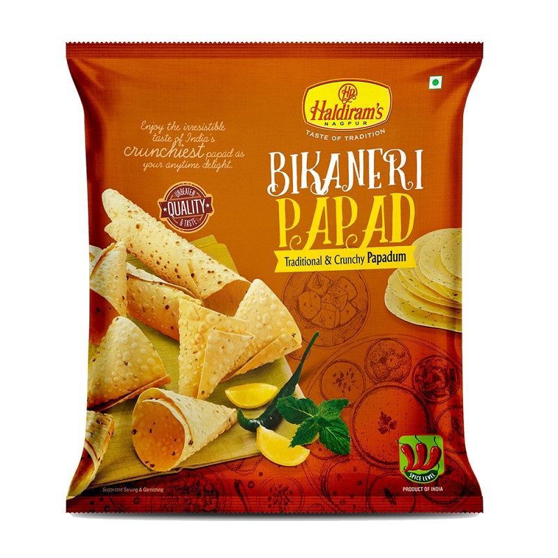 Haldiram&#39;s - Bikaneri Papad 200g