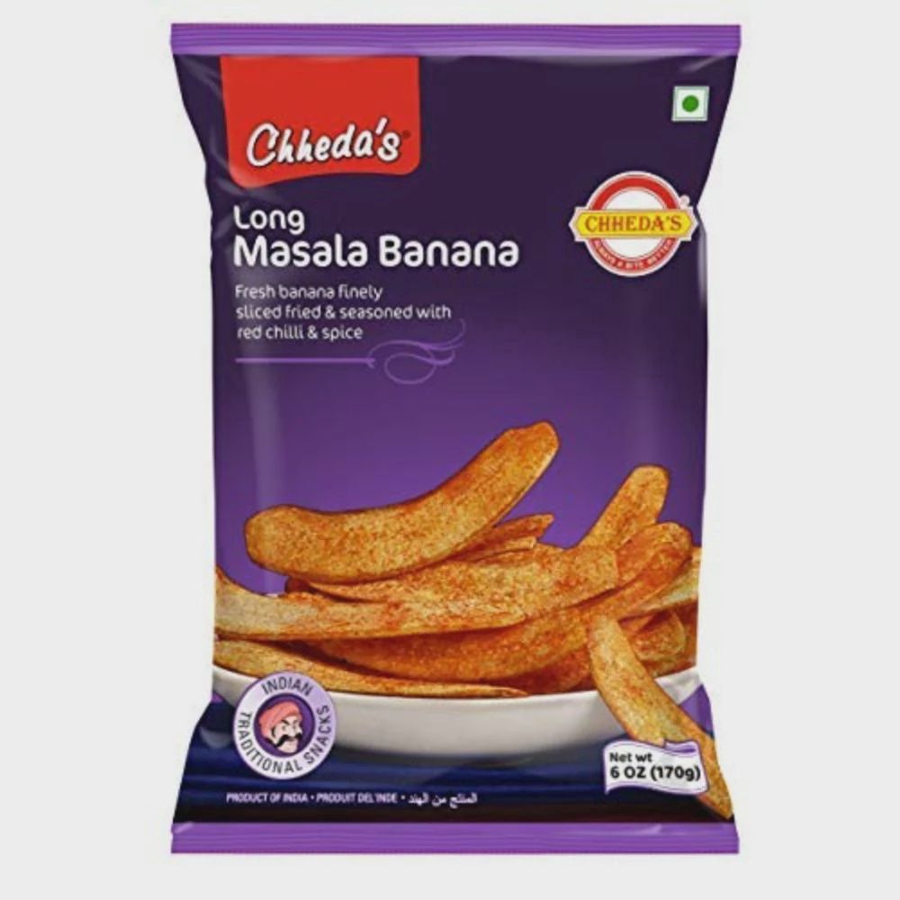 Chheda&#39;s - Banana Chips Long Masala 150g