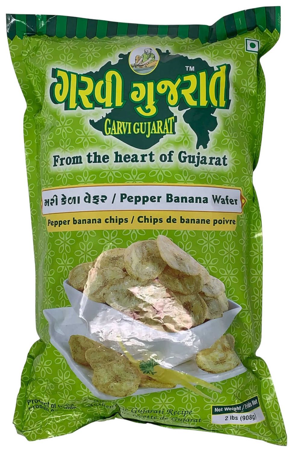 Garvi Gujarat - Pepper Banana Chips 737g