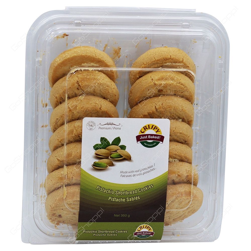 Crispy - Cookies Pista 350g