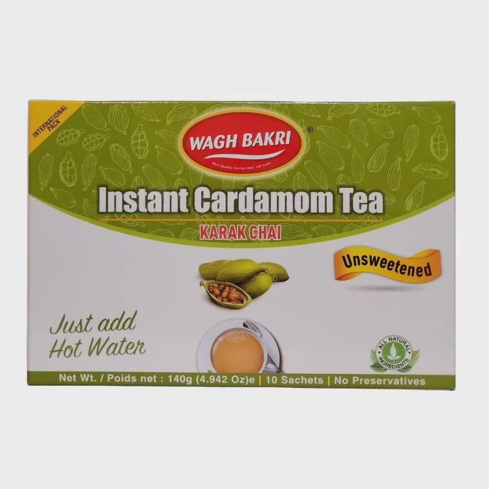 Wagh Bakri - Instant Elaichi Tea Bags 140g