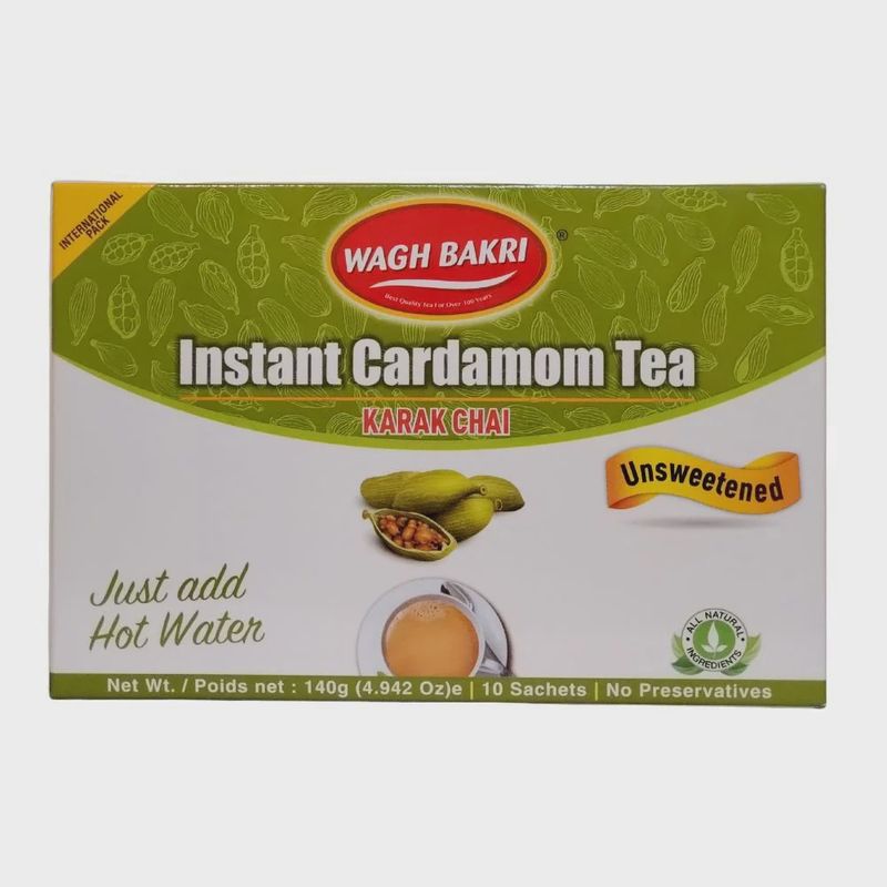 Wagh Bakri - Instant Elaichi Tea Bags 140g
