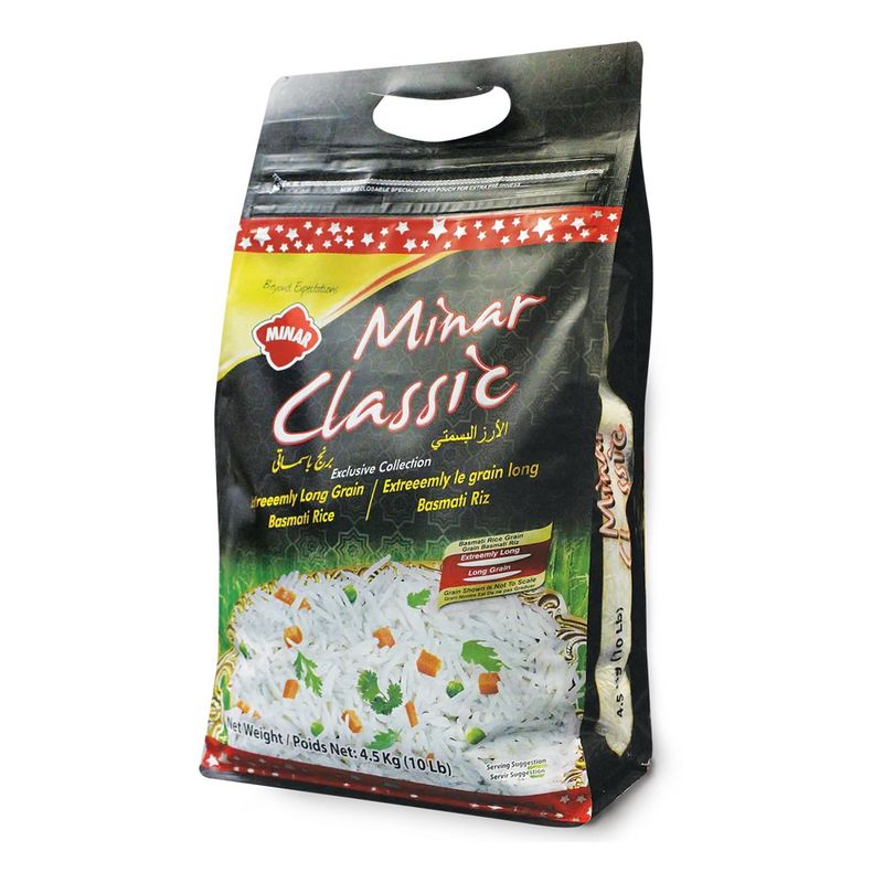 Minar - Classic White Basmati Rice 10lb