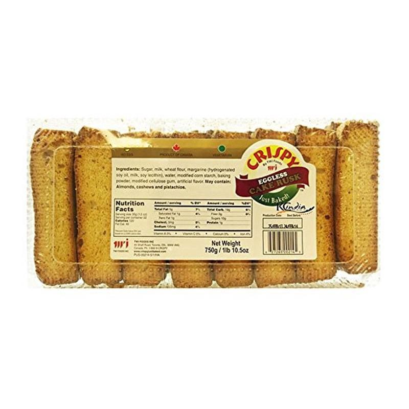 Crispy - Cake Rusk Eggless 750g