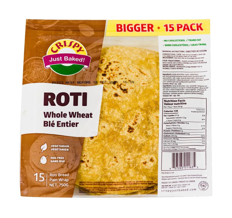 Crispy - Whole Wheat Roti 750g