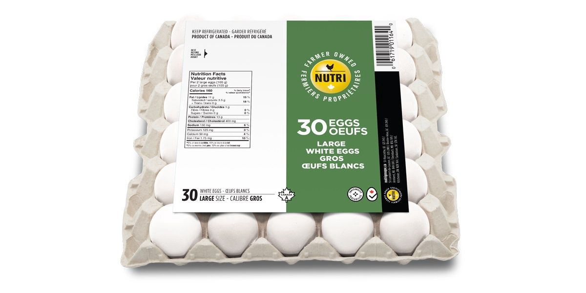 Nutri - Eggs (White) 30pc