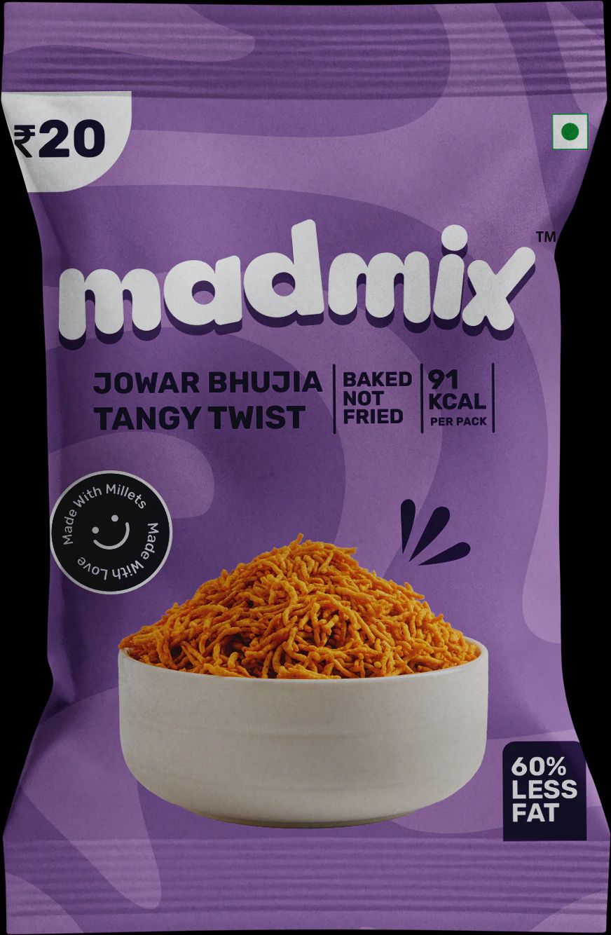 Madmix Bhujia - Jowar Tangy Twist 125g