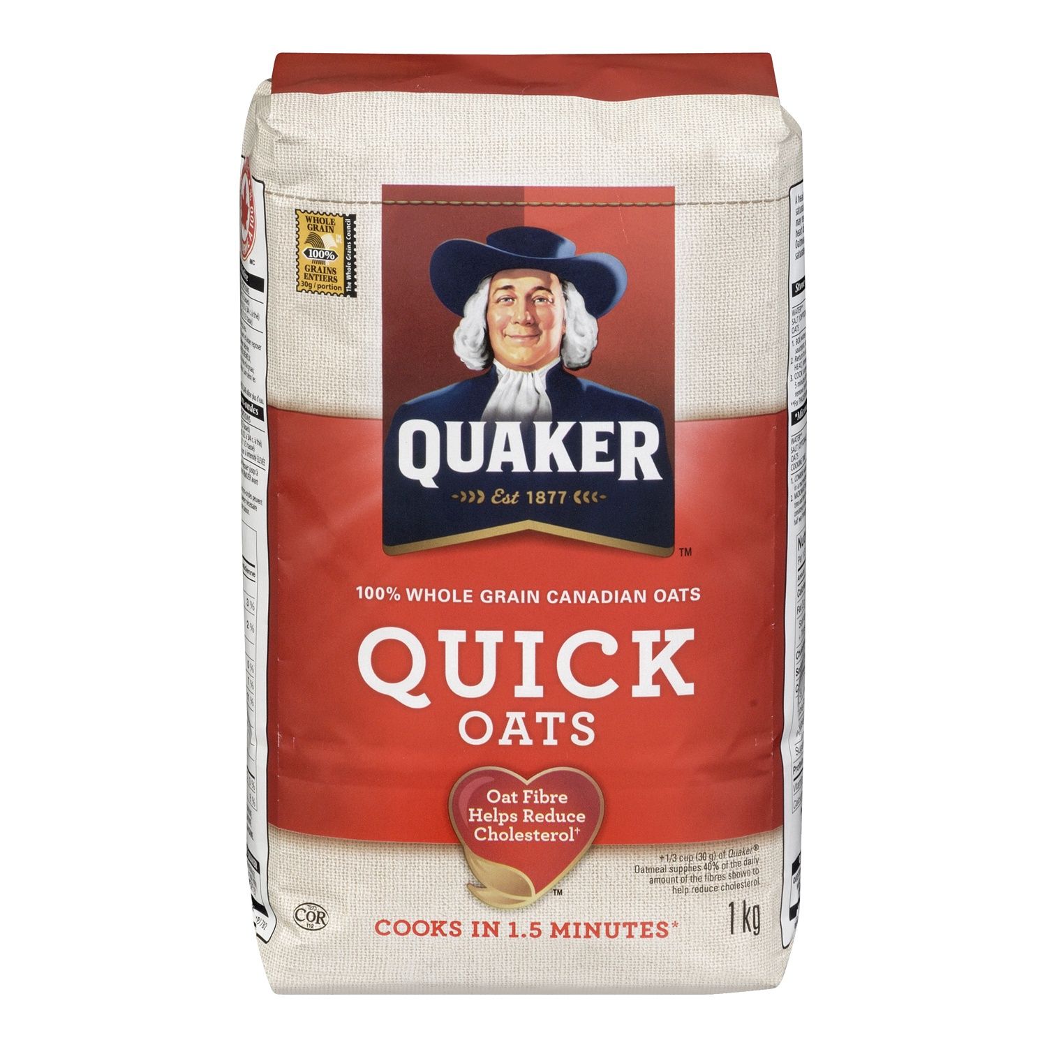 Quaker - Quick Oats 1Kg