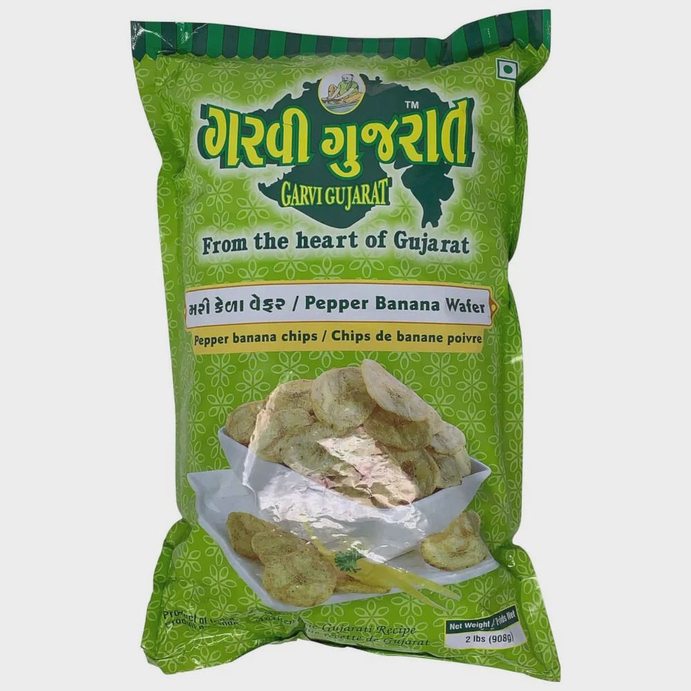 Garvi Gujarat - Pepper Banana Chips 907g