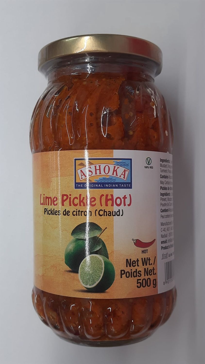 Ashoka - Pickle Lime Oil Hot 500g